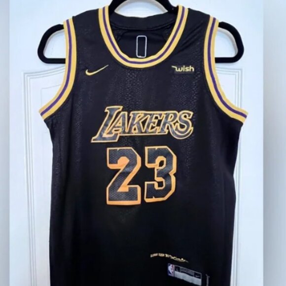LeBron James Los Angeles Lakers #23 Black Mamba JERSEY Youth - Main Image